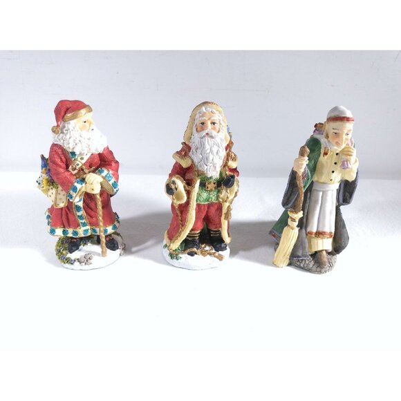 3 Boxes Of The International Santa Claus Collection Figures With Original Boxes - Picture 7 of 11